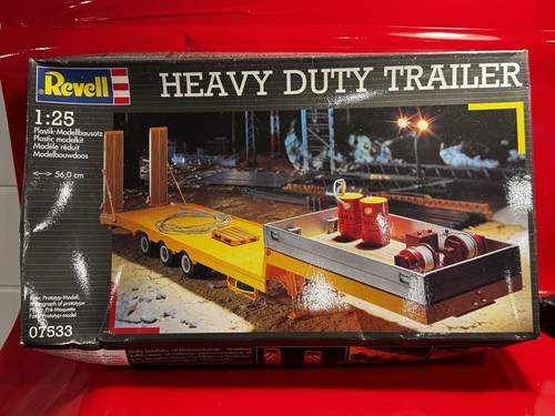 Revell heavy duty trailer 25 - duty, 1:25