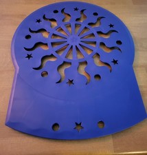 Tupperware Pfiffikus Abkühlgitter Dekoschablone Tortenretter Kuchenretter blau