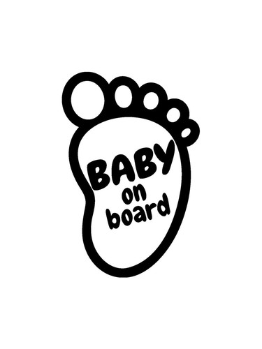 Baby board auto füße - on,