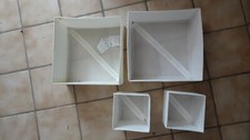 IKEA SKUBB Boxen 4er SET Aufbewahrungsboxen Regaleinsätze Schubladeneinsatz weiß