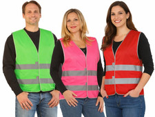 Bedruckte warnweste mit - bedruckte,