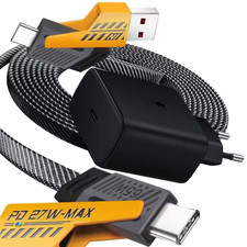 Schnellladekabel USB C Ladekabel Ladegerät 4in1 passt für Samsung iPhone Xiaomi