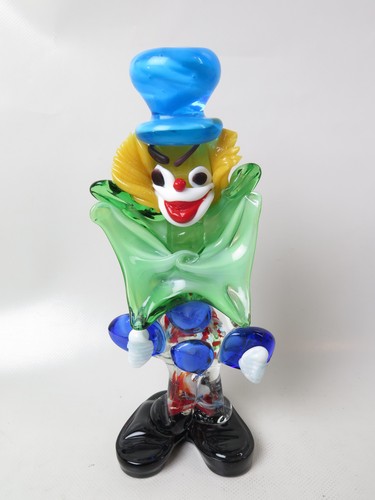 Murano clown bunte figur - clown,