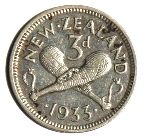 Neuseeland pence 1933 - neuseeland,