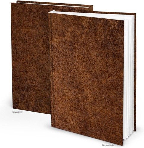 Xxl notizbuch leder optik din - leder-optik,,