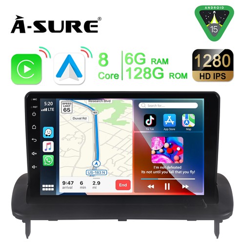 Dab 8core carplay android 15 - dab+,