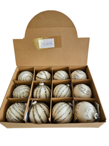 Weihnachtskugel set stück - set, 12