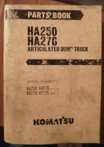 Komatsu dumper ha250 ha270 - komatsu,