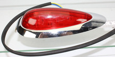 Positionslampen rot mit Chromrahmen LED Chopper Cruiser usw.