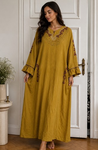 Zirek kaftan maxikleid - kaftan,