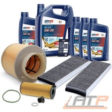 INSPEKTIONSPAKET FILTERSATZ SET A+9L EUROLUB 5W-30 FÜR AUDI A6 4F C6 2.7 3.0 TDI