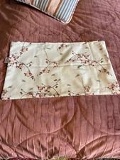 AU MAISON Kissenhülle vorne Vogelmotiv hinten Grau mit Sternen 46x28 cm