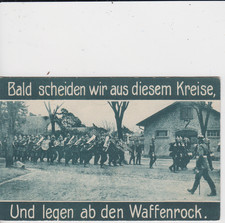 AK WK1 Militär - Berlin Bald scheiden wir aus und legen ab den Waffenrock