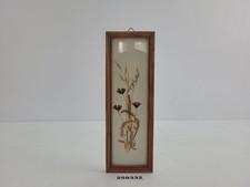 Herbarium Bild im Holzrahmen hinter Glasscheibe mit Trockenblumen Deko #259332