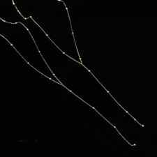 Damen Y-Halskette Kugel Design Sterling Silber 925 Damen Collier Kette