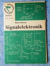 Schlenzig Signalelektronik Bauplan 63 Schaltpläne Licht Schall Schalttechnik DDR