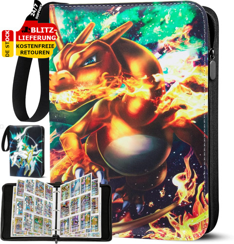 Pokemon sammelalbum 900 karten - sammelalbum,