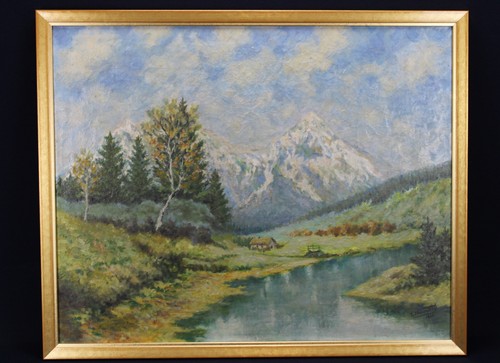 Gemälde malerei landschaft - gemälde,