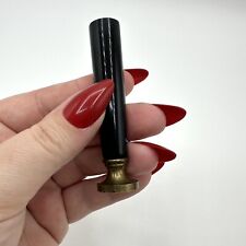 Siegel Petschaft wohl Bakelit Metall Messing Stempel