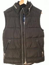 Tom Tailor Herren Steppweste mit  Kapuze  Gr.L  Schwarz