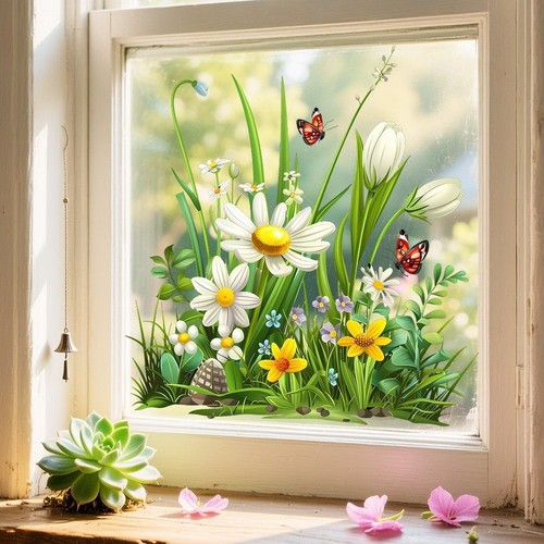 Indoor wildblumenwiese pvc - indoor,