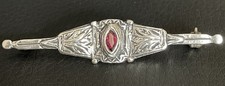 Antike Brosche Sterling Silber
