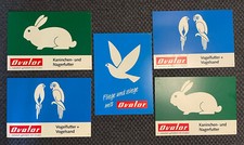 OVATOR-5 Plastikschilder Kanninchen, Vögel oder Tauben-Toller Zustand-Hingucker