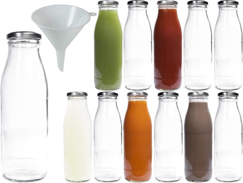 12x viva glasflaschen 500ml - 12x,