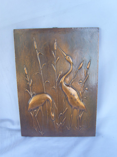 Bild kupferbild vögel - kupferbild,