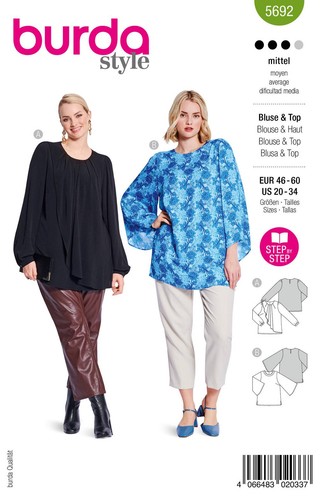 Schnittmuster tunika mit - schnittmuster,