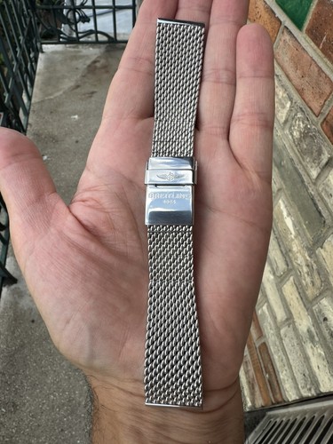 Breitling armband 22mm mesh - 22mm,