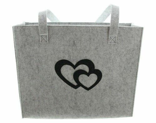 Filztasche shopper herzduo - shopper, "herzduo"