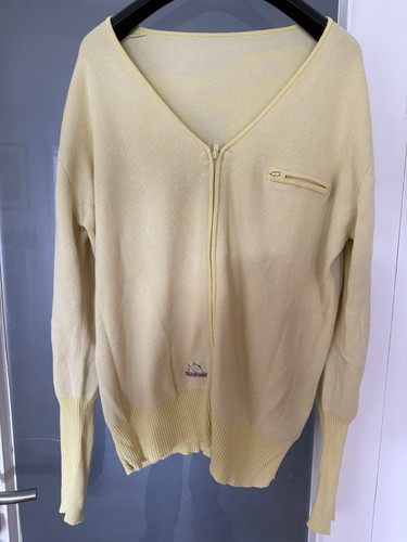 Gelbe strickjacke von - gelbe,