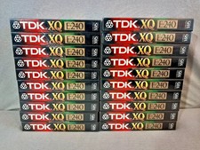 20x tdk 240 vhs kassette - e-240,