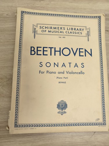 Altes notenbuch beethoven - notenbuch,