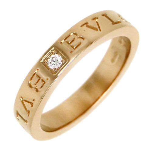 Bvlgari double logo ring - logo,