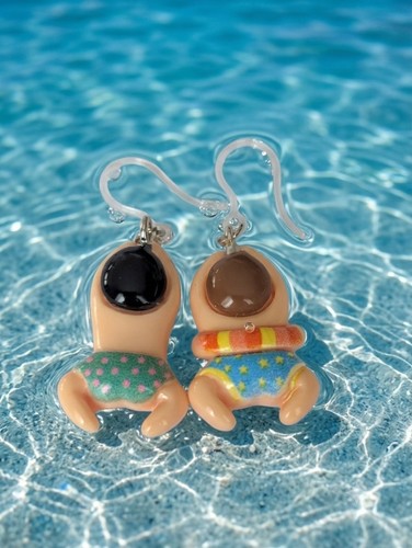 Lustige badefiguren schwimmer - badefiguren,