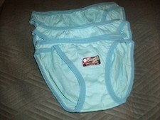 3er-Pack Mädchen Unterhose Slips  Blau Farbe Panty  Gr 146 152