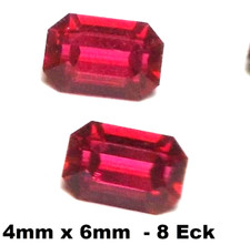 2 x Schmucksteine Roter
