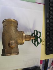 Absperrventil Mit Ablasshahn  1 1/4 Zoll