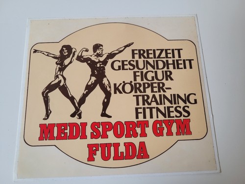 Aufkleber medi sport - aufkleber, gym