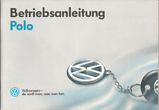 VW POLO 2 Bedienungsanleitung 1993 Betriebsanleitung Bordbuch Typ 86c BA