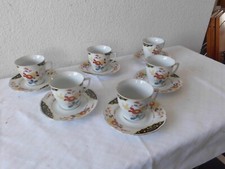 Kaffeeservice Teeservice Made in China 6 Personen Tassen Untertassen Teller