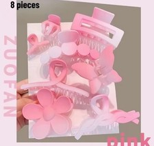 8tlg. Pink rosa Set Große