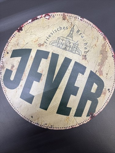 Jever blechschild rund - blechschild,