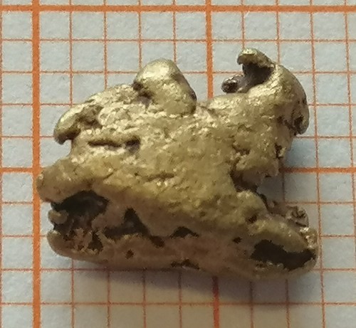 Xxl goldnugget naturgold - goldnugget, mm