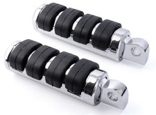 Fußrasten Set Chrom für