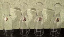 4 X PEILL & PUTZLER, SCHNAPSGLÄSER, GLOCKEN, KEGEL, GLÄSER, CA. 11,5 CM