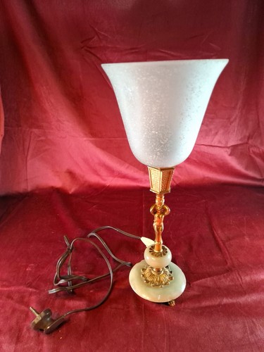 Alte figur tischlampe lampe - alte,