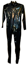 Latex Rubb. Herren Catsuit Man in backl metallic Gr.L mega Qual wie Demask Simon